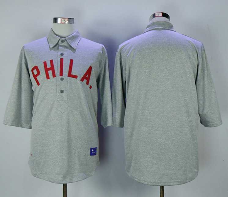 Philadelphia Phillies Blank Gray Mitchell And Ness 1900 Stitched Jersey,We sell and wholesale Philadelphia Phillies Blank Gray Mitchell And Ness 1900 Stitched Jersey on line form chian!